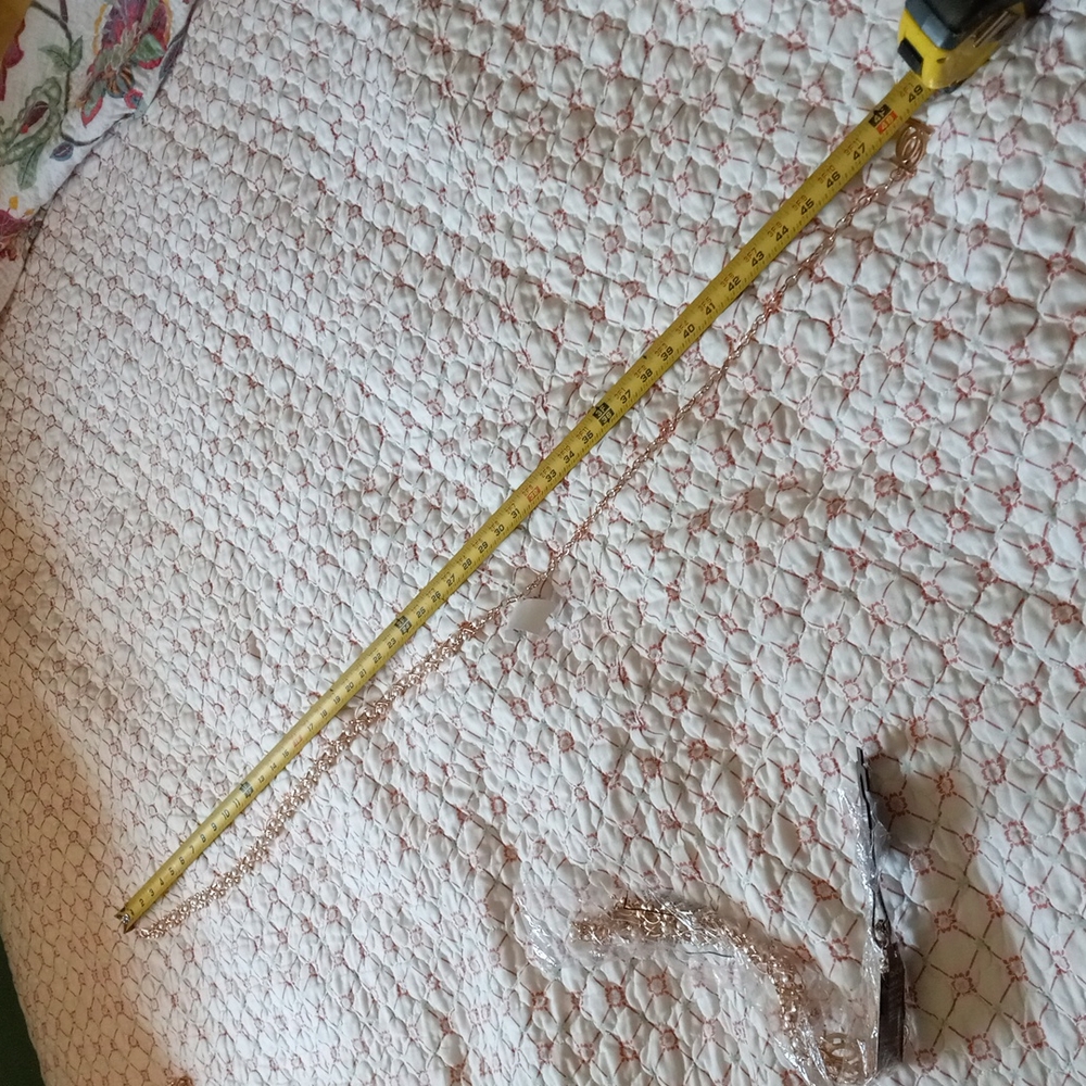 Bebe pearl and gold chain belt - Picture 4 of 9